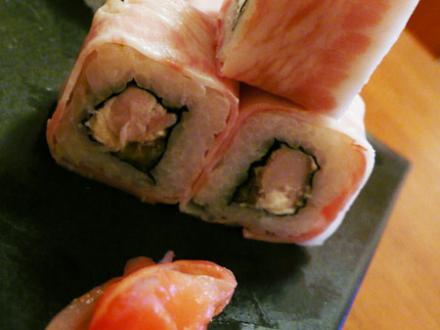 Бекон маки | суши, роллы, сашими