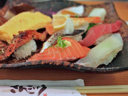 Sushi Restaurant ‘SANKYU’（山久）　@Nara （奈良）Kashiwagi's shop　