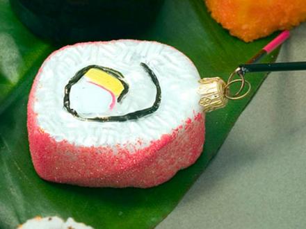 Суши - елочные украшения | Суши - елочные украшения | суши, роллы, сашими