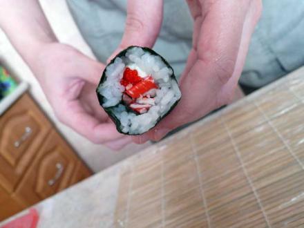 заготовка под темпурный ролл | Фото-3746 | суши, роллы, сашими
