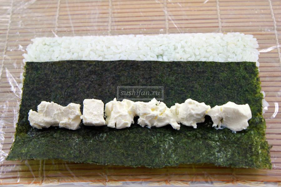Ролл "Зеленая лава" | рецепт | sushifan.ru