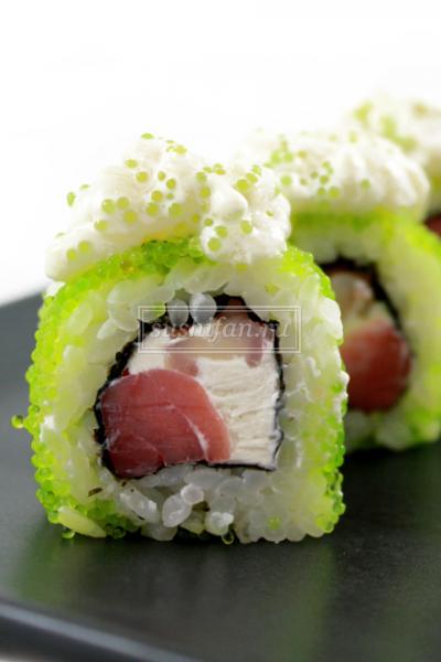 Ролл "Зеленая лава" | рецепт | sushifan.ru