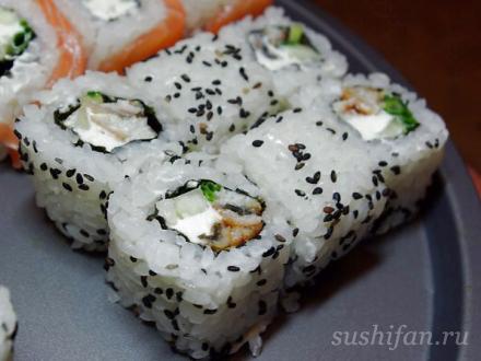Рецепт ролла с копченым угрем | суши, роллы, сашими