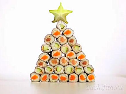 Sushi Christmas (рождественские суши) | суши, роллы, сашими