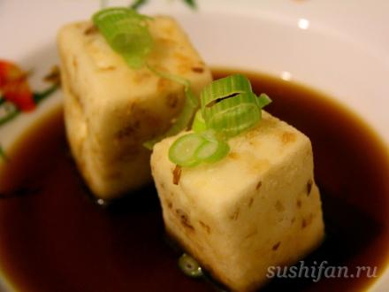 Жареный тофу в &quot;шиитаке&quot; соусе | суши, роллы, сашими