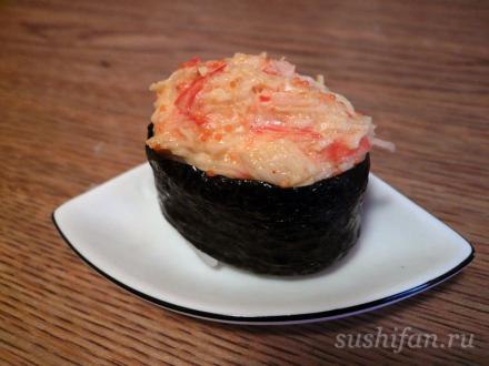 Запеченные суши | суши, роллы, сашими