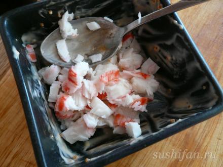 суши снежный краб рецепт