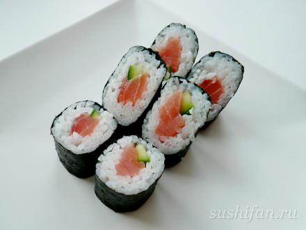 ролл с лососем | суши, роллы, сашими
