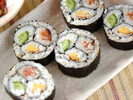Роллы "триколор" | суши, роллы, сашими