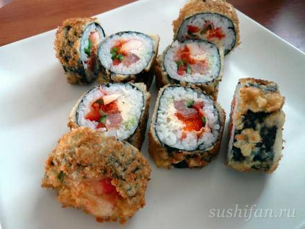 темпурные роллы | суши, роллы, сашими