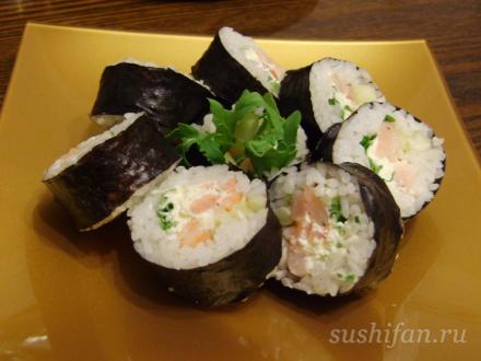 Футомаки &quot;Эби Альметте&quot;))) | суши, роллы, сашими