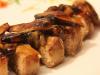 Свиной стэйк с грибами шиитаке под соусом терияки