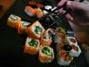 Набор роллов «Половинка» и «Мориавасэ суси» от sushi-studio